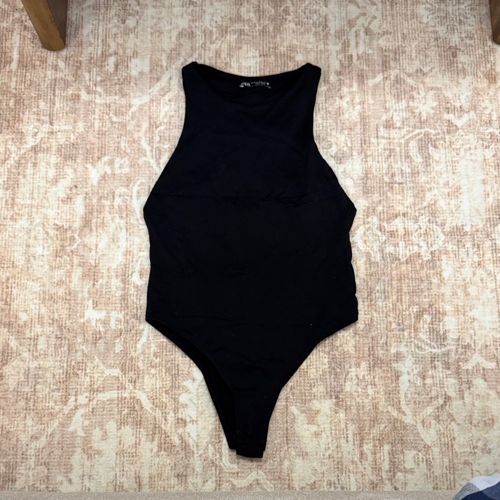 Zara Classic Black Bodysuit
